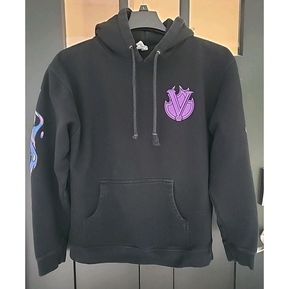 Living World of Verum Men's Medium Black Hoodie - Picture 1 of 6